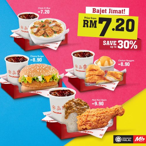 Enjoy Your Favourite Marrybrown Meals at an Unmatched Price